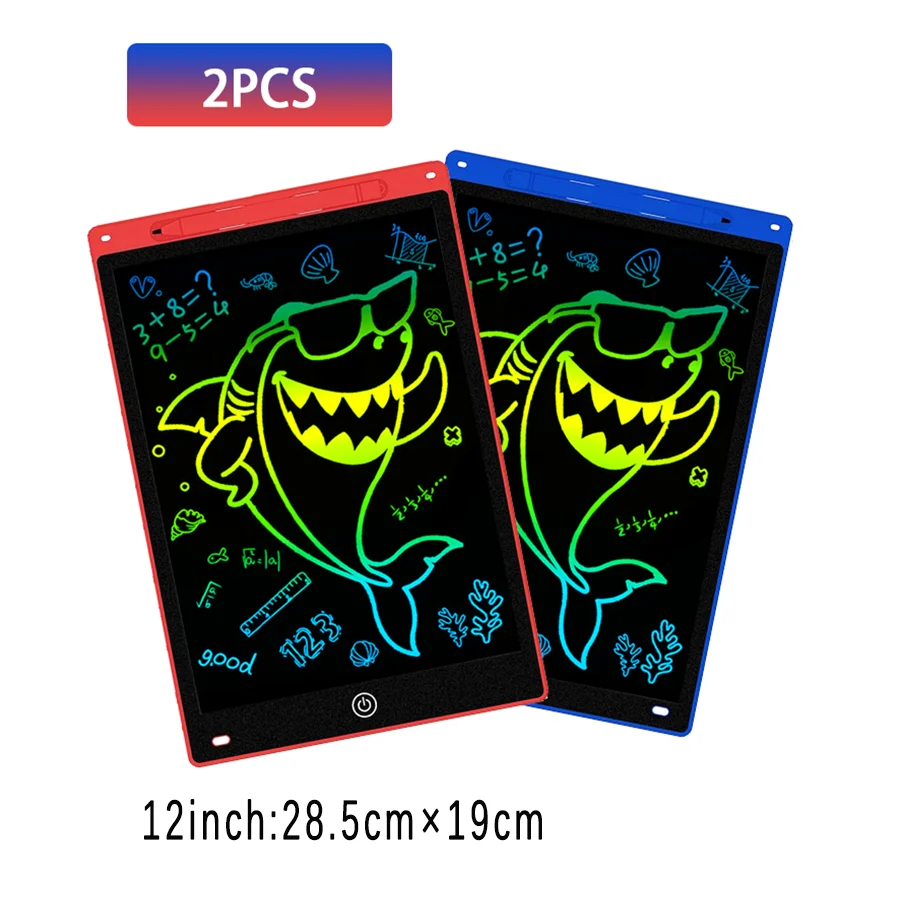 2 pieces of 12 inch LCD writing board, drawing board, children's graffiti drawing board, handwriting blackboard, children's toy