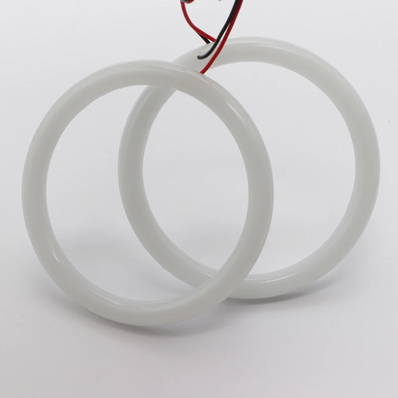 for Hyundai veracruz ix55 2007-2012 Car Accessories LED Angel Eyes Kit Cotton White Ring Demon Eye