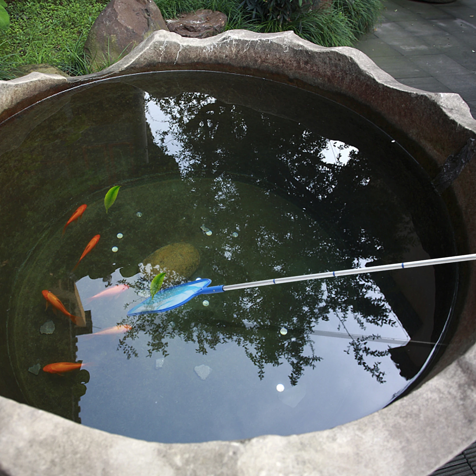 

1Pcs Durable Shallow Water Cleaning Net Fine Mesh Easy Swimming Pools Spas Hot Tubs Fountains Ponds Fish Tanks