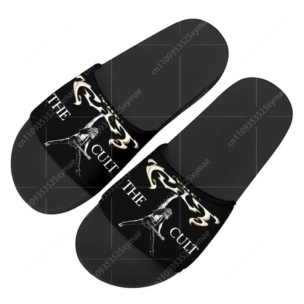 

Шлепанцы The Cult Electric Group Heavy Metal Band, домашние водонепроницаемые тапочки для мужчин, женщин и подростков, уличные пляжные сандалии для бассейна, летние шлепанцы