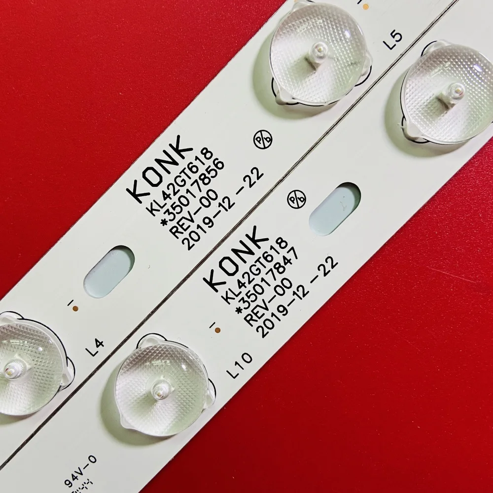 Striscia di retroilluminazione a LED 12 lampade Per TV Konka 42" KL42GT618 35017856 35017849 35017855   DNS K42A619 Supra STV-LC42T410FL LE-42KF40