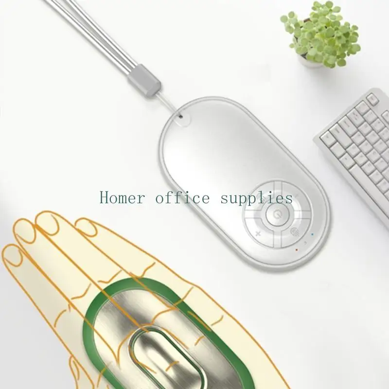 

K43B Теплый беспроводной перезаряжаемый ручной нагреватель питания банк интеллектуальной ручки массажер