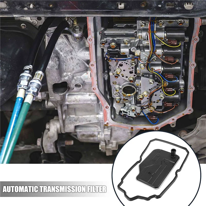 

2X Automatic Transmission Filter Kit Oil Pan Gasket For W221 W219 722.9 2202770695 2202770395 2212770095