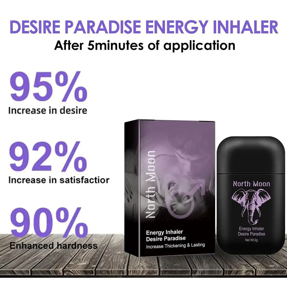 Energy Inhaler Bar Óleo Essencial, Inalador Nasal, Aspirador, Ingrediente Orgânico, Desire Paradise, Ajuda a Aumentar Dores de Cabeça, Foco