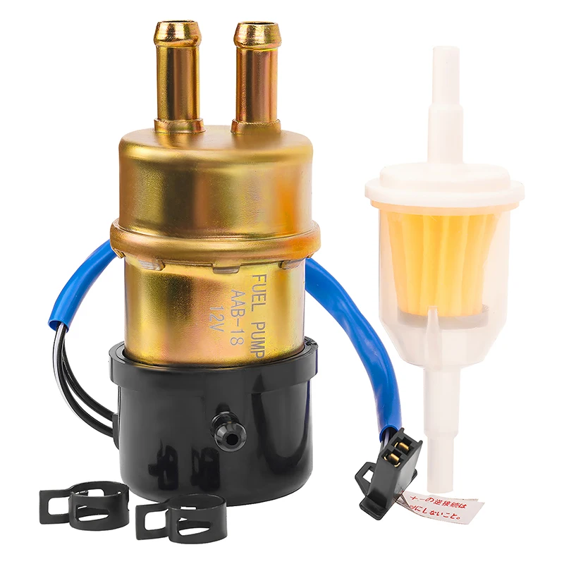 AHL 8mm Motorcycle Gasoline Fuel Pump For Yamaha XVS1100 XVS650 XV535 V-Star Virago XV1000 FZR600R FZR1000 Vmax FJ 1200 VMX1200