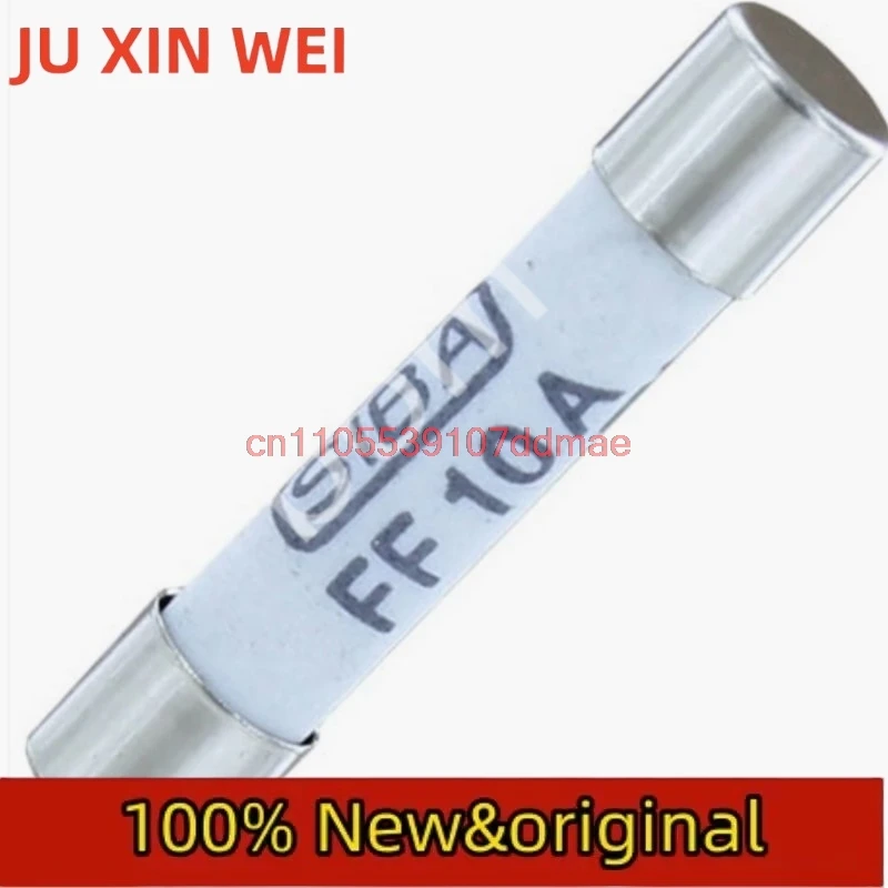 5pcs SIBA FF 10A 600V 50kA 6.3x32mm 195100 7012540 Fast Acting Ceramic Fuse Links