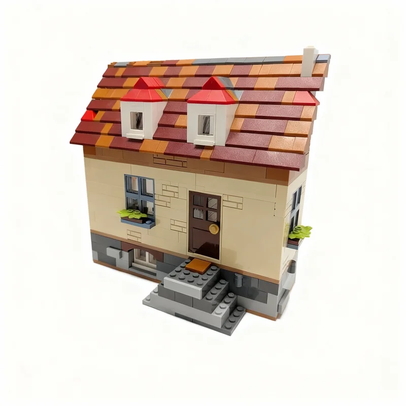 545 pièces MOC Harry ALT Maison de Village Européenne Modèle Blocs de Construction Cadeaux de Noël Jouets d'Architecture DIY Idée Créative Éducation