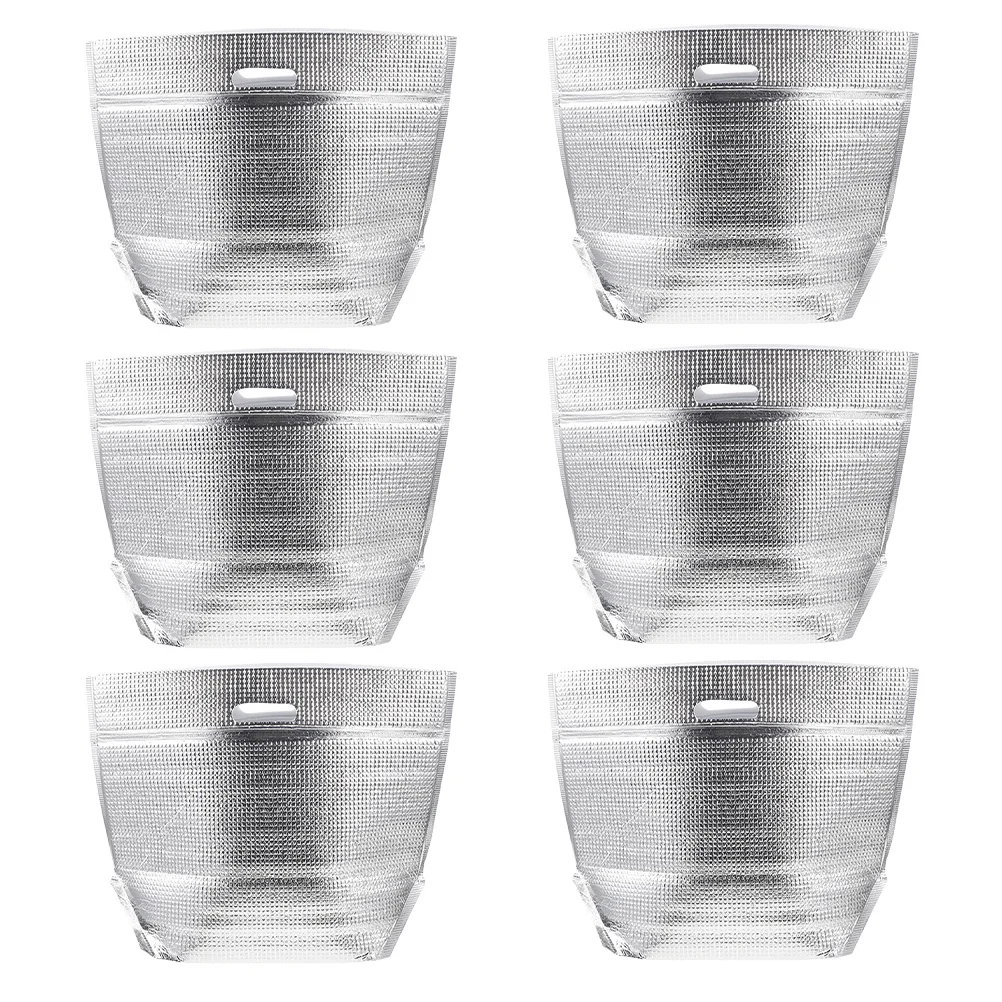 

6Pcs Insulated Bags Reusable Thermal Cooler Pouch for Outdoor Picnic Bbq Food Storage Leakproof Lunch Carrier Insulated Pouch