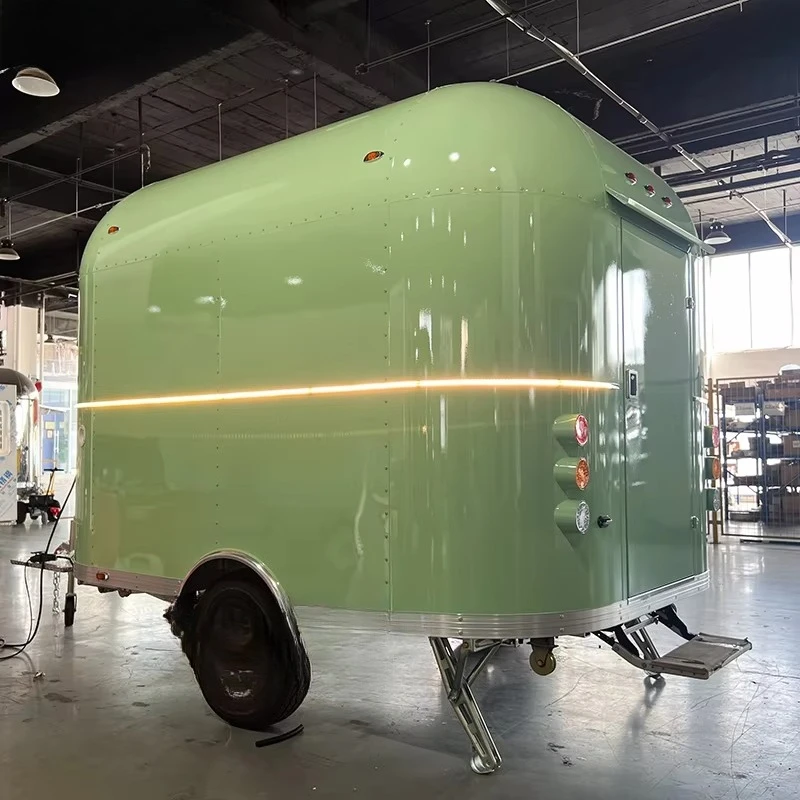 Customized Mobile Ice Cream Coffee Fast Food Truck for Sale Fast Food Van Hot Dog Kitchen BBQ Fully Equipped Restaurant Truck
