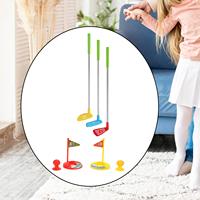 Kids Golf Set for Children Age 3 4 5 Years Old with 3 Golf Clubs Educational Golf Toys Sets Mini Golf Set for Indoor Ball Toys