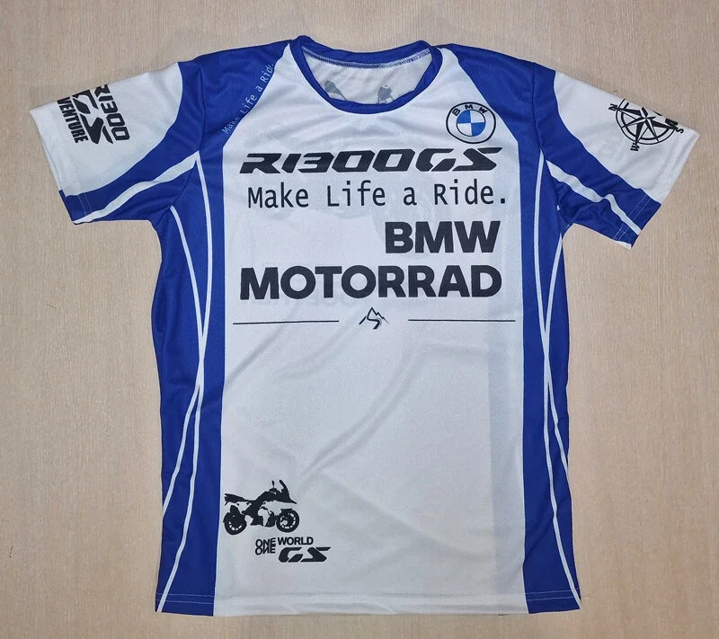 

Summer BMW R1300GS T-Shirt Running T-Shirt 3d Print Men's T-Shirt Fashion Bmw Printed T-Shirt Breathable Quick Dry T-Shirt Moto