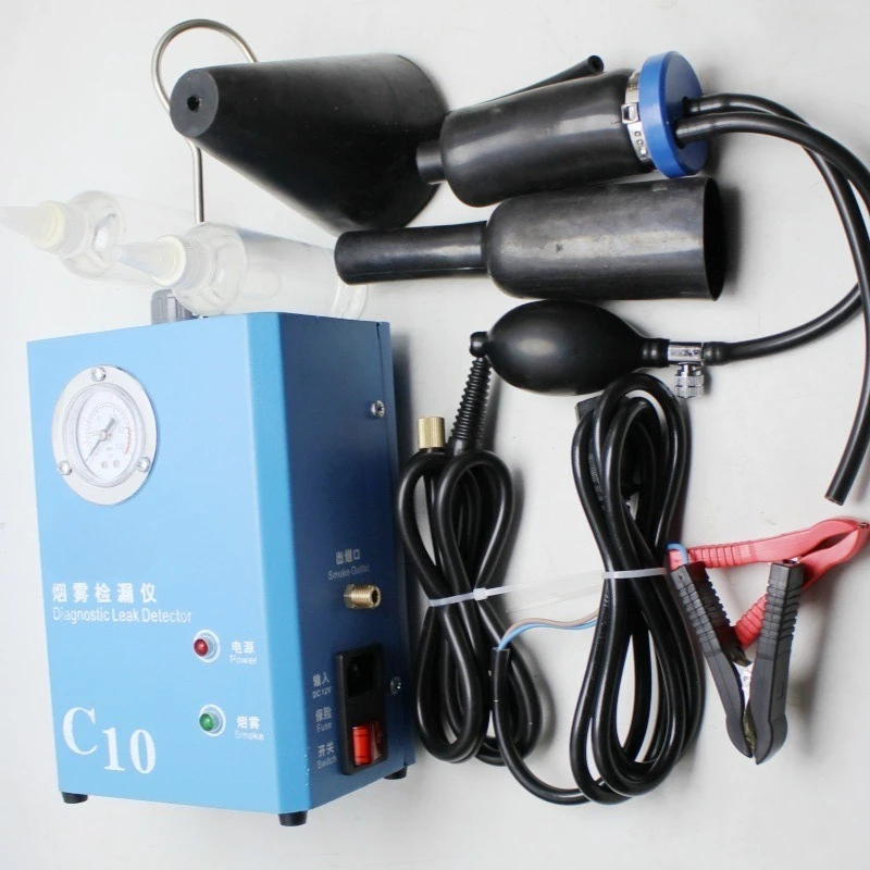 Automotive Smoke Leak Detector Engine Pipe Fault Tester Leak Detection Tool for Car Repair Maintenance Diagnostic Kit Airbag
