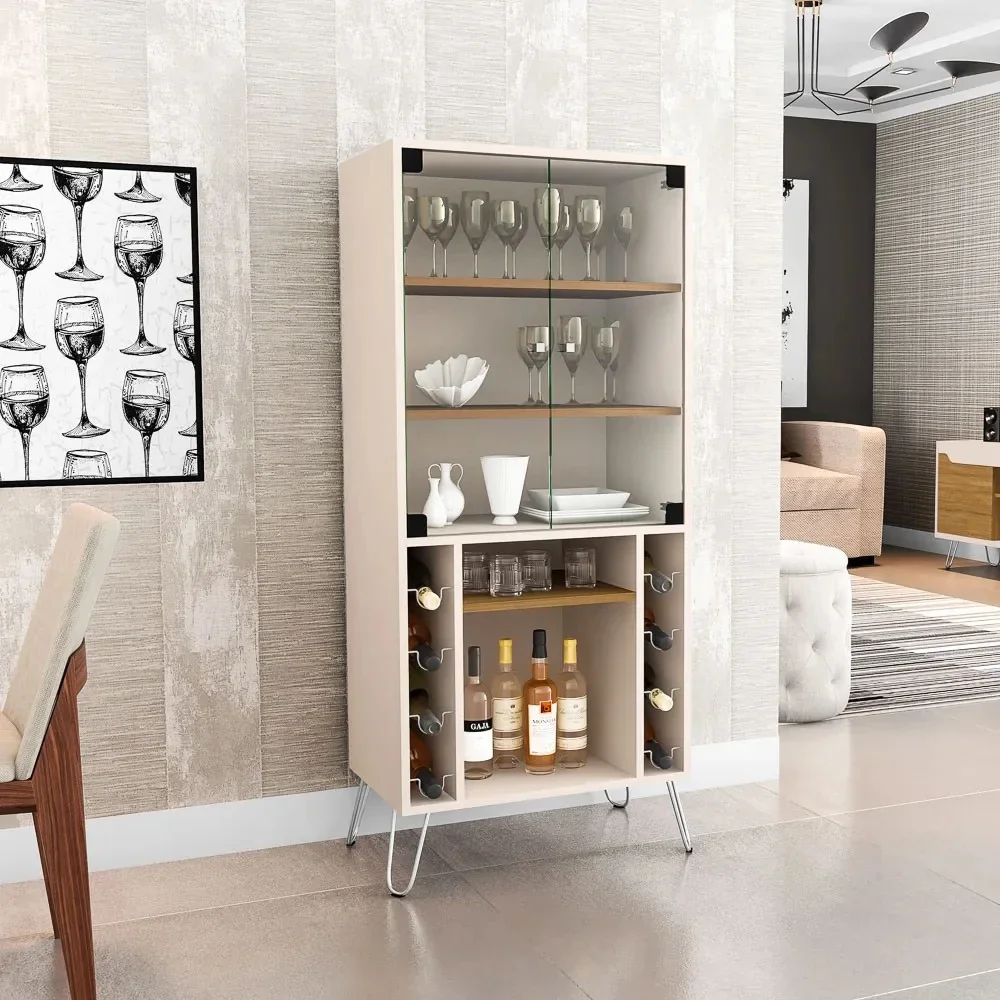 

# Дизайнерская вилла Light Роскошная витрина для гостиной Высококачественная столовая Ресторан Индивидуальный винный шкаф из цельного дерева