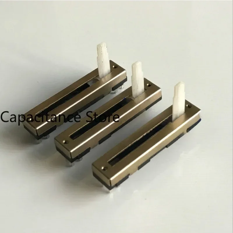 

5PCS 4.5 CM POTENTIOMETER DUPLEX 50K MIXER VOLUME SLIDE FADER SHAFT LENGTH 15MM 8 FEET