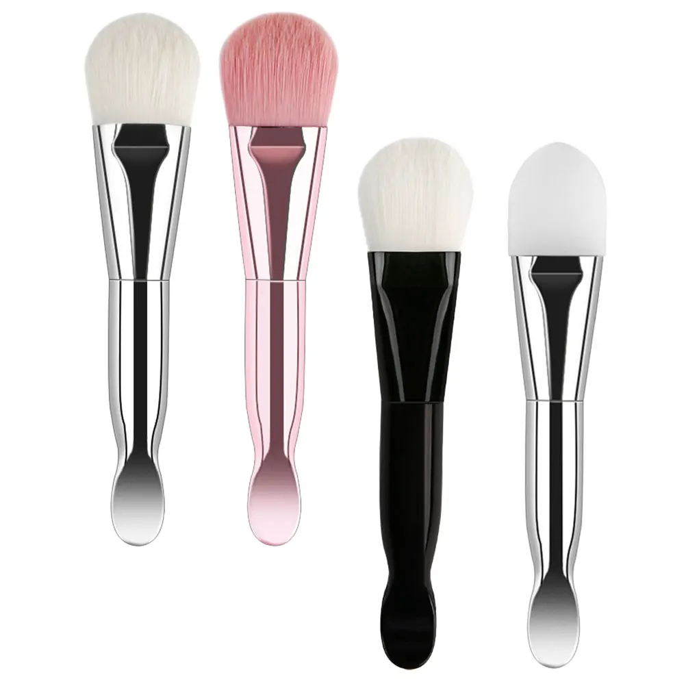 4 Stück Gesichtspflege-Applikator, Gesichtsmaskenpinsel, Schönheitswerkzeuge, Schönheitspinsel, glatte Abdeckung, wiederverwendbar, passend für Gesichtskonturen