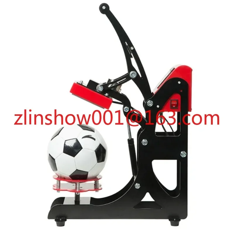 Produtos personalizados Sports Ball Heat Press Machine, Auto Open Transfer para Futebol, basquetebol, voleibol, máquina de impressão do logotipo