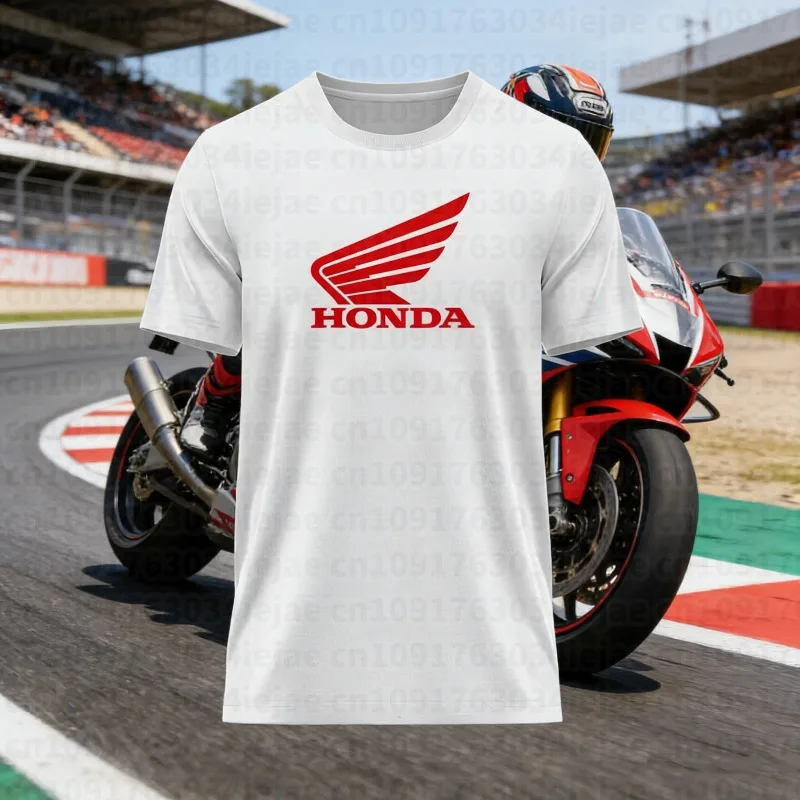 

HONDA 2026 New Hot Motorcycle Riding Cotton T-shirt Breathable Short Sleeve Men and Women Honda Riding Casual T-shirt Tops