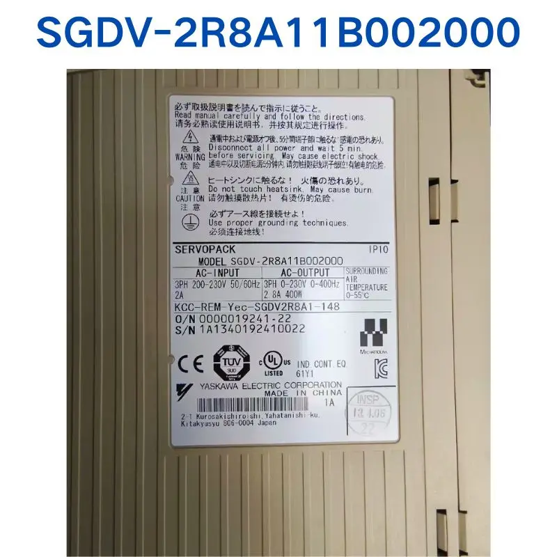 

Б/у тест ОК для драйвера YASKAWA SGDV-2R8A11B002000 1 шт.