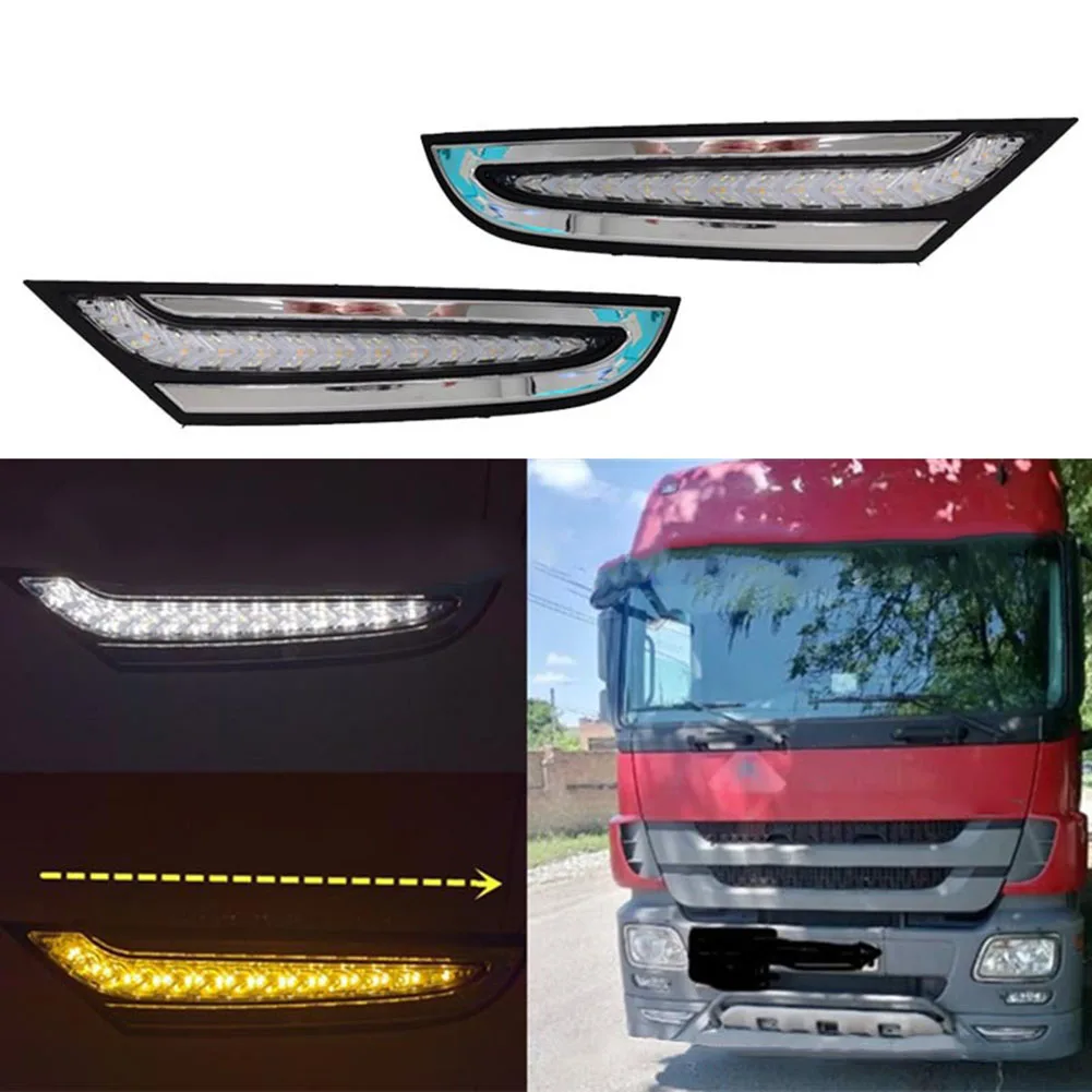 بدوره أضواء الإشارة مصباح الضباب لإضاءة السيارة ABS المضادة للتآكل النهار تشغيل ضوء الجبهة غير تشوه #4