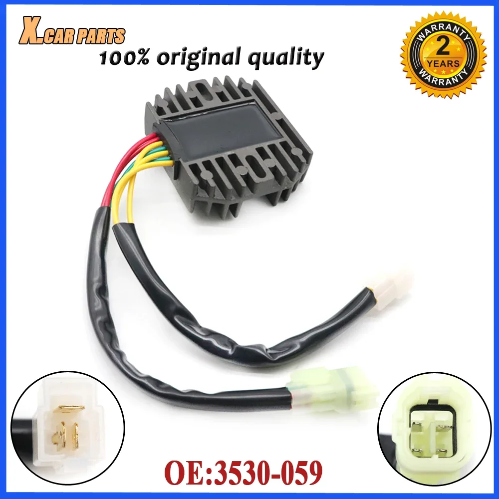 Motorcycle Voltage Regulator Rectifier 3530-059 Fit For Arctic Cat 375 400 500 ATV 2000-2008 For Piaggio Trackmaster 400 500