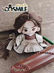 Costume antico Hanfu Immortal Yukata Kimono spadaccino CP Costume farcito Plushie 20cm accessori per bambole di peluche vestiti per bambole