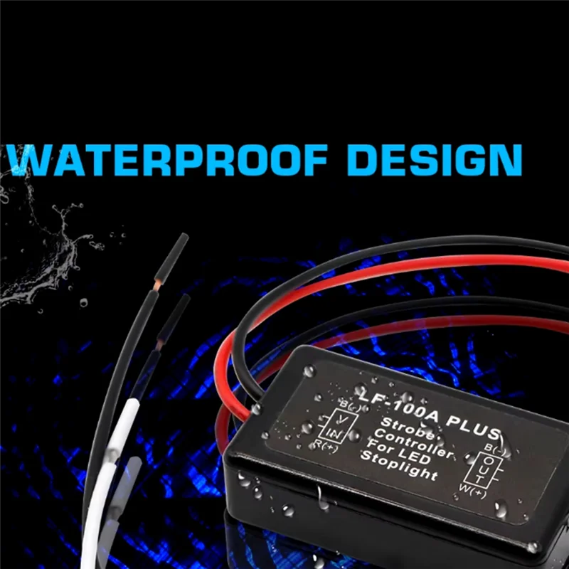 

Efficient LF-100A Car Flash Light Controller Strobe Controller Flasher Breathing Module For Car LED Brake Stop Light Module