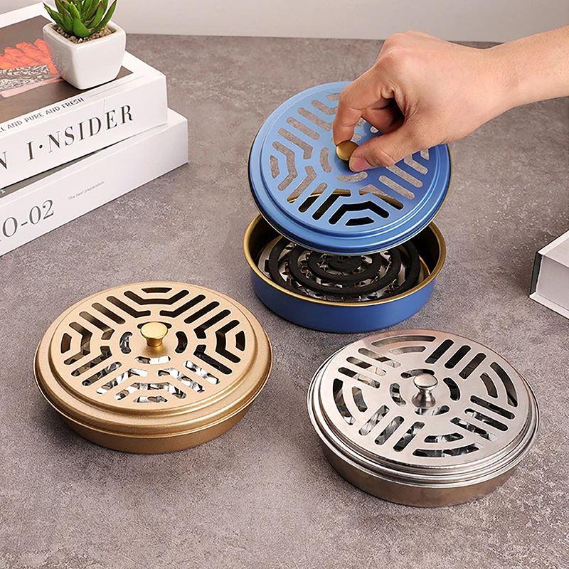 

Mosquito Coil Holder Mosquito Coil Box With Cover Mosquito Coil Tray Nail Tooth Mosquito Coil Holder Household Ash Tray