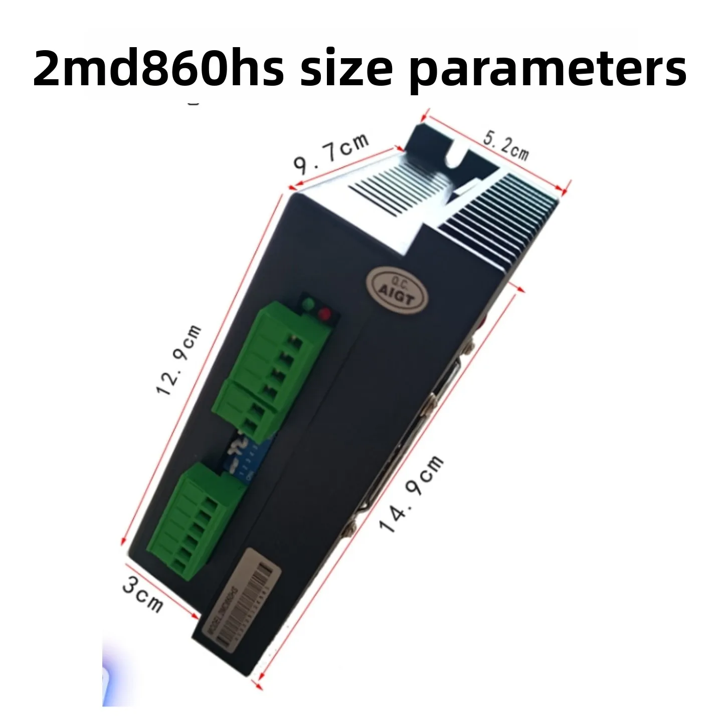 2md860hs/dm542 سائق Senchuan لمحرك متدرج 57/86 ثنائي الطور وسائق #4