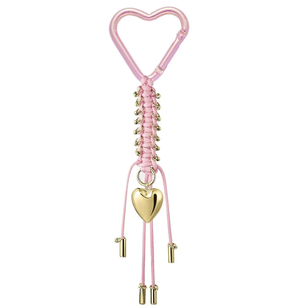 5 قطعة حلقة تسلق معدنية على شكل قلب مفتاح سلسلة كليب Keyrings هوك مشبك معلق DIY بها بنفسك المفاتيح مستلزمات صناعة المجوهرات النتائج #6