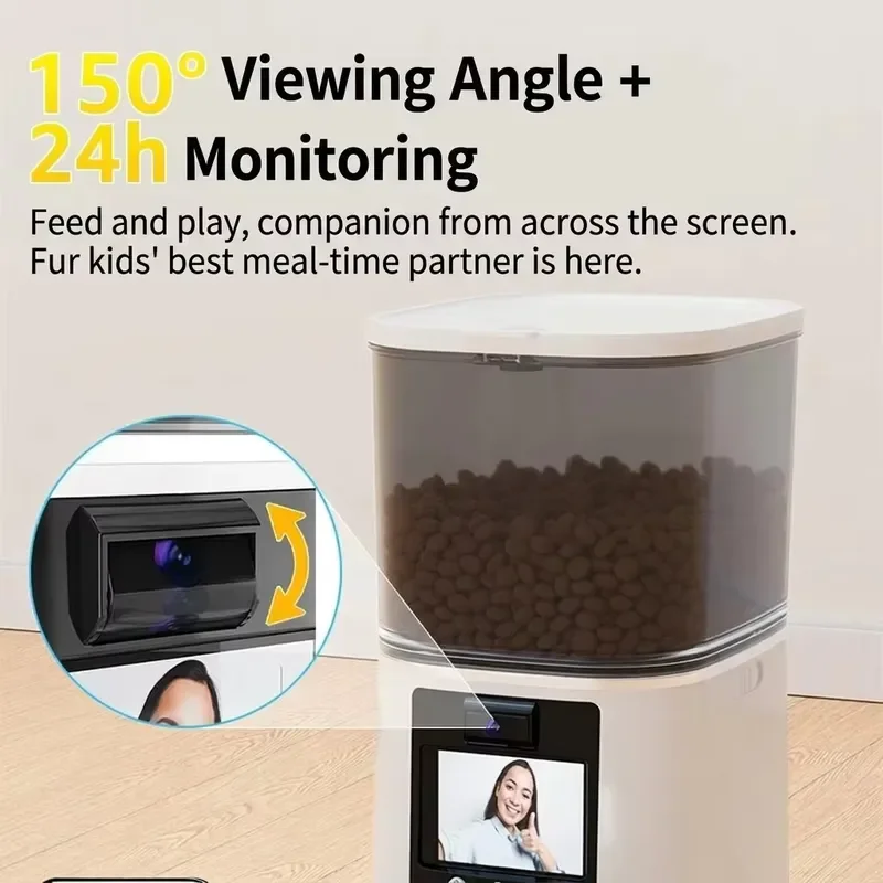 Bulk supply of pet supplies, removable and washable feeding trays, intelligent automatic pet feeders, suitable for local