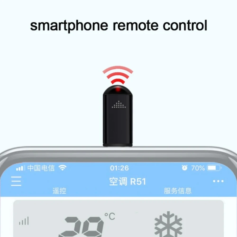 Smartphone Remote Control IR Blasters Type C for lighting Universal Smart Infrared App Control Adapter for TV Air Conditioner