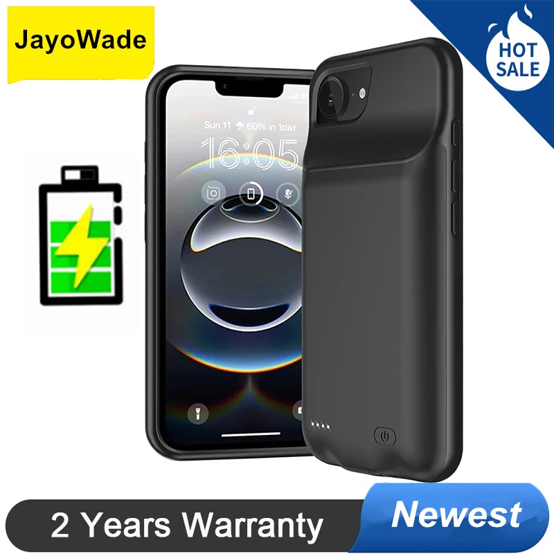 

10000Mah Battery Charger Case For iphone 16e Silicone Ultra-thin 16 e Smart Cover Power Bank For iphone 16e Battery Cases