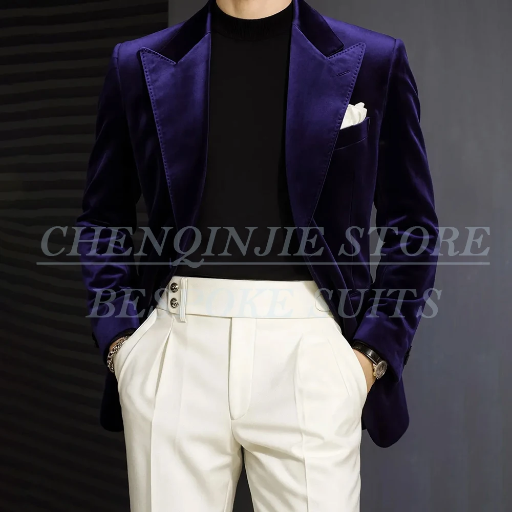 

Элегантный мужской костюм: двубортный пиджак с острыми лацканами и брюки, комплект из 2 предметов для торжественных мероприятий, вечерний мужской наряд, костюм Homme