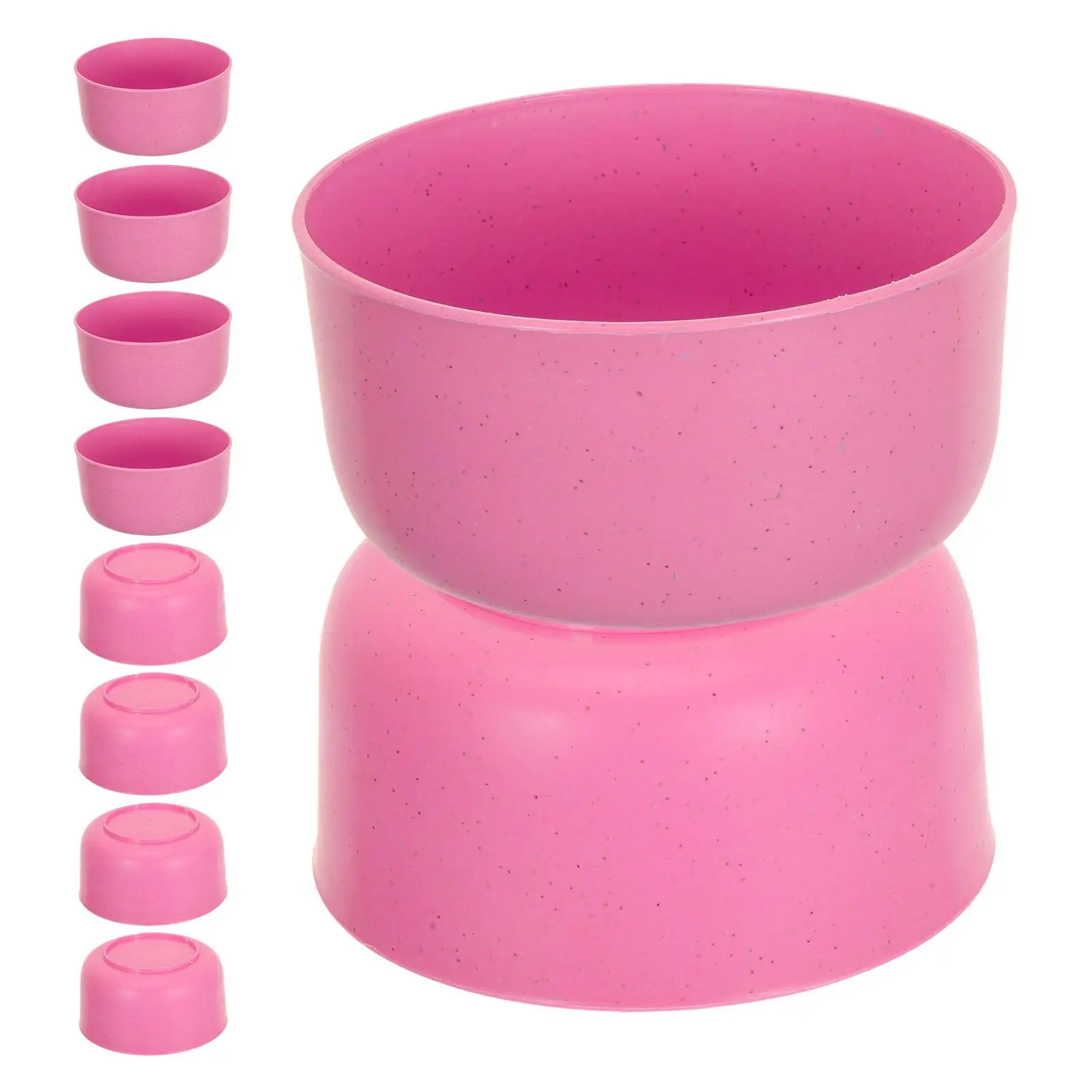 

10 Pcs Plastic Bowl Cereal Bowls Household Ice Cream Breakfast Reusable Dessert