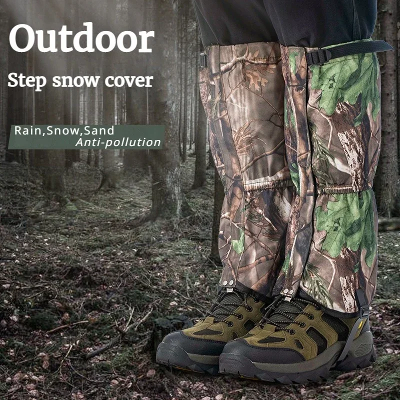 Outdoor Travel Leg Warmers Hiking Leg Gaiter Waterproof Legging Shoes Hunt Climbing Camping Winter Tourist Snow Foot Cover