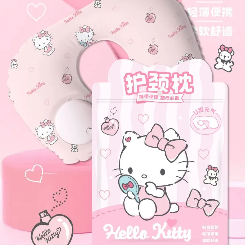 

Cinnamoroll Inflatable U Shaped Neck Pillow Travel Portable Press Air Cushion