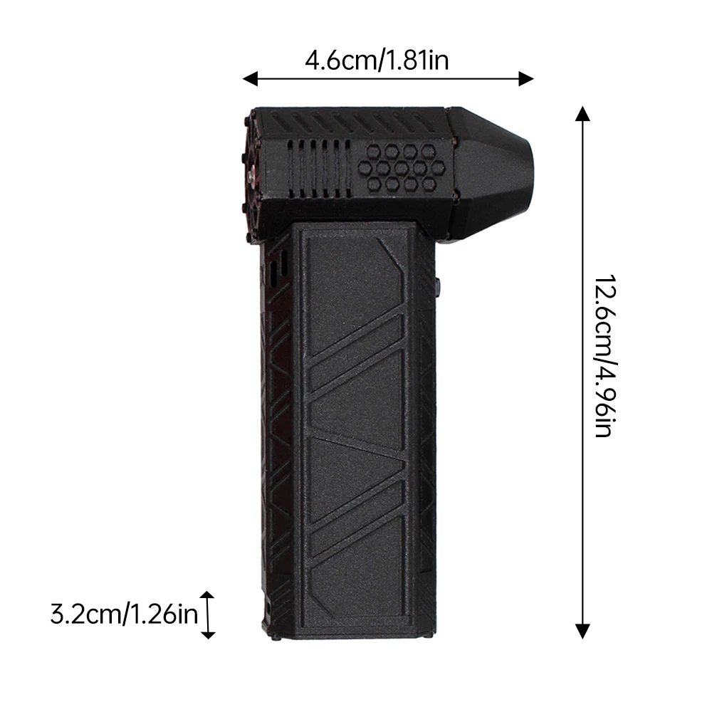 120000RPM 2500mAh Pocket Dust Blower Mini Violent Blower Fan Rechargeable 50m/s portableViolent Fan Powerful Blower for Cleaning