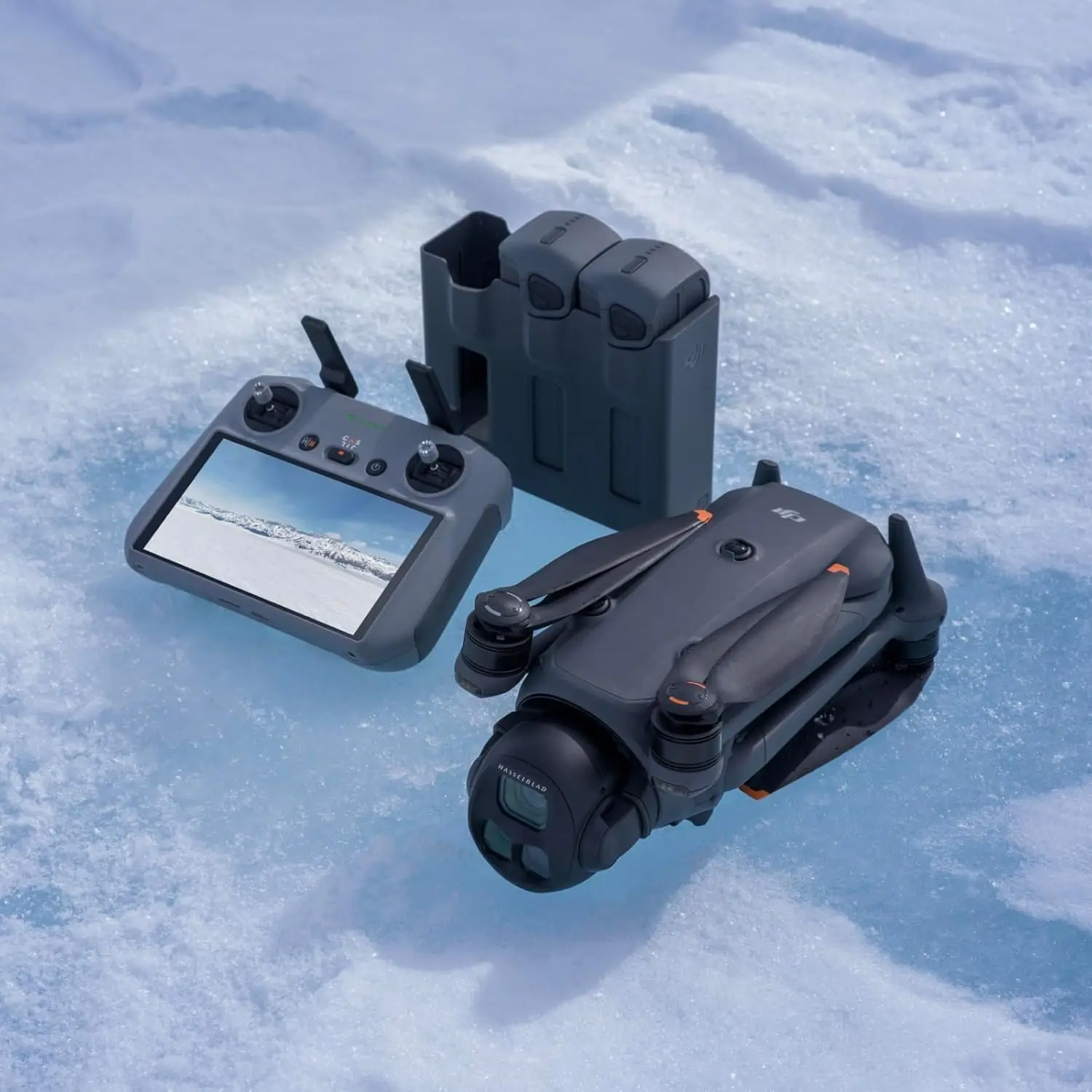 Open Box-DJI Mavic 4 Pro Fly More Combo with DJI RC 2, Flagship Tri-Camera Drone with 100MP 4/3 CMOS Hasselblad Camera, 30km/18.6mi Video Transmission, 51-Min Max Flight Time, Charging Hub, and More