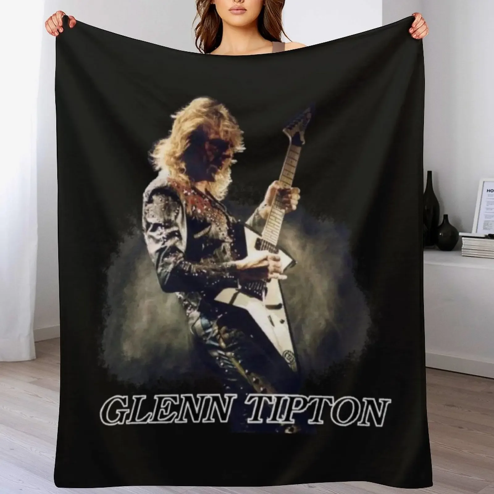 

Glenn Tipton 90 Classic Throw Blanket Color Fast Cozy Throw Blanket