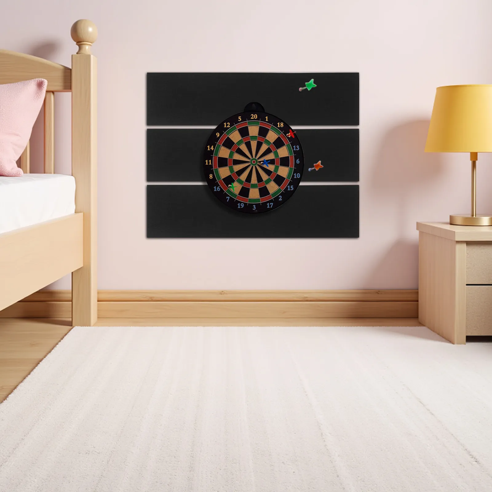 

2 шт. войлочные накладки для защиты стен от дартсов, войлочные панели высокой плотности, противоударная подкладка, съемная клейкая основа, защита для стен для игр