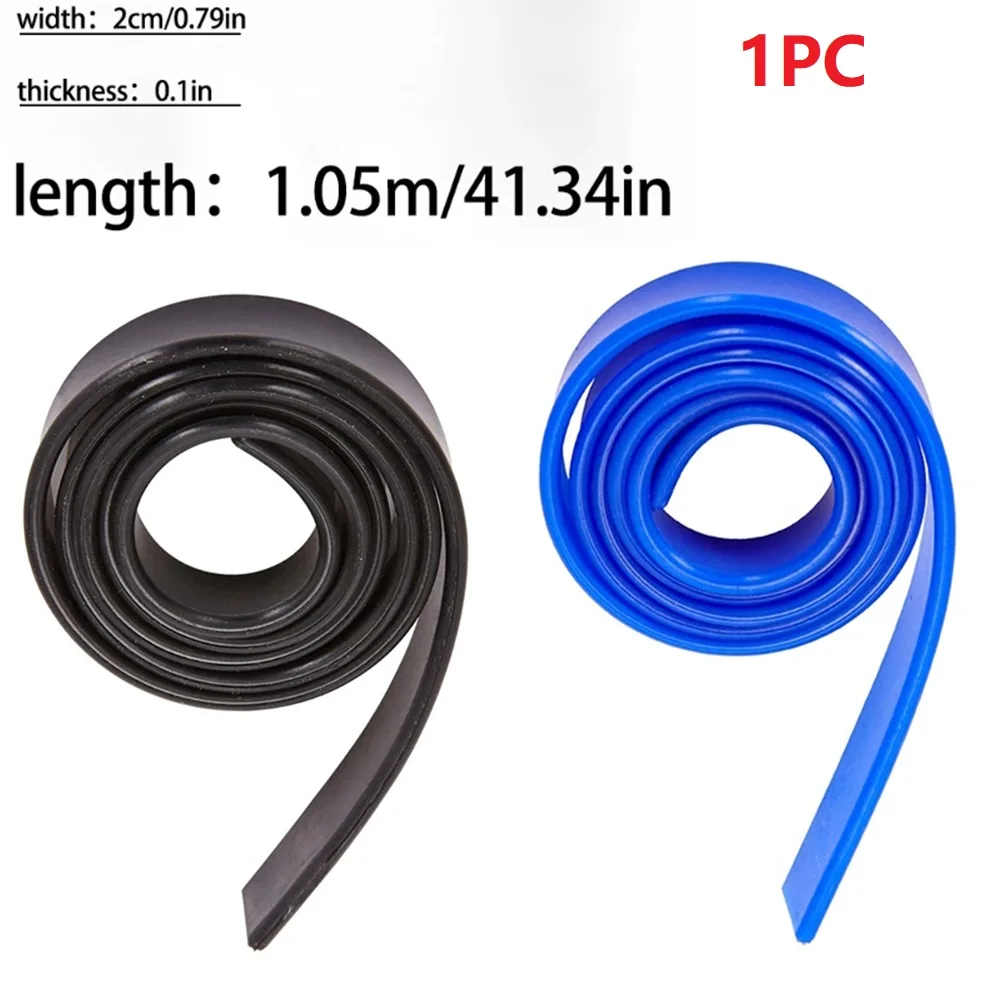 Indoor And Outdoor Squeegee Rubber Accessories Rubber 1 Pcs 41x0. 79x0.16in Cleaning Tool Part Durable Multipurpose