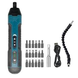 Mini Cordless Electric Screwdriver Rechargeable 1300mah Adjustment Power Drill Multi-function Disassembly Torque Repair Tools