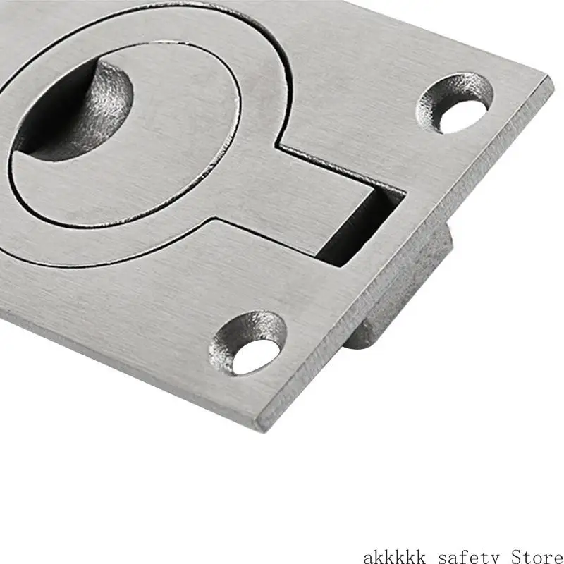 

XXFF Marine Boat Deck for Hatch Door Knob Handle Flush Pull Slam for Latch Lock Round Ring Handle for Cars Yacht RV