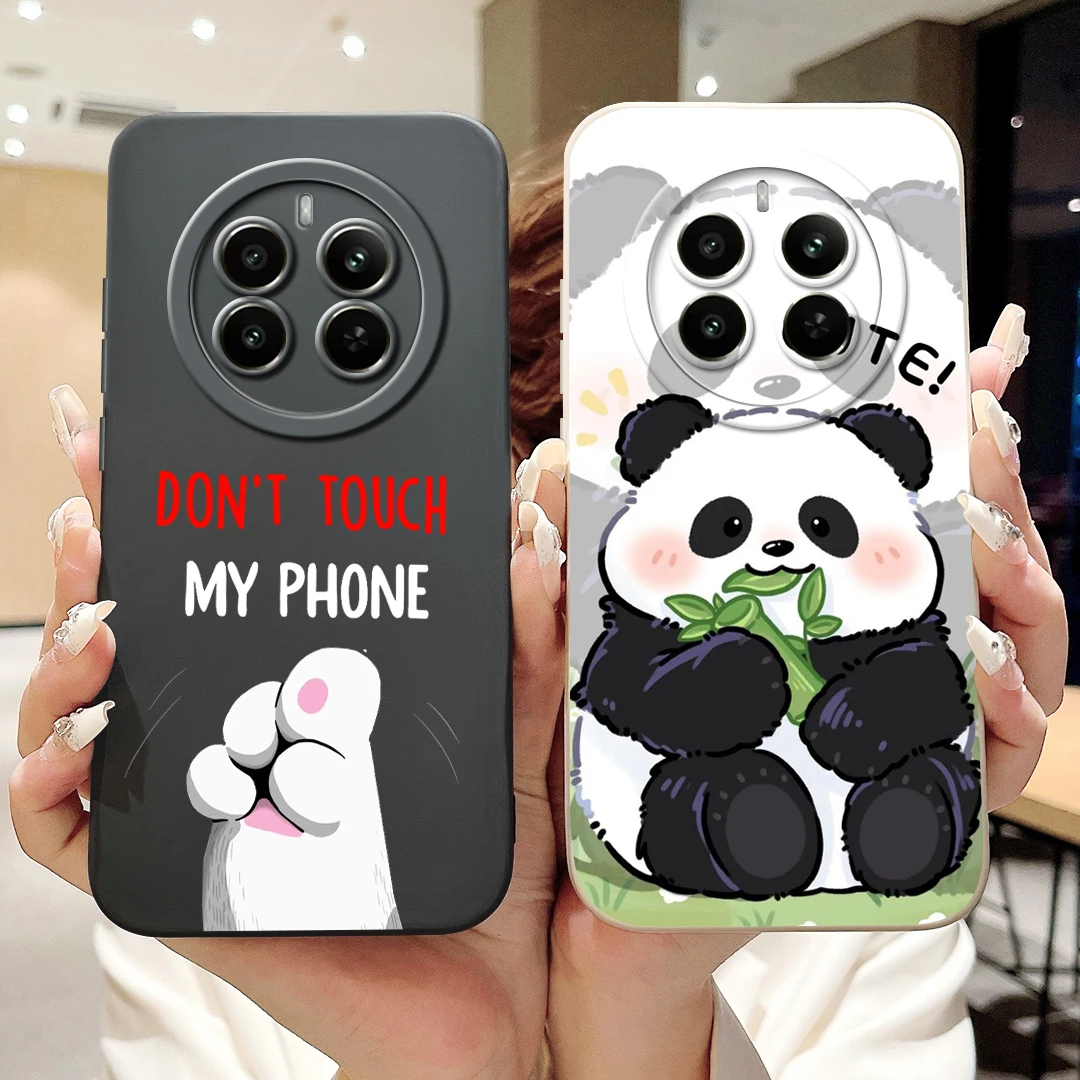 For Realme 12 Pro Plus Case RMX3840 Cute Cartoon Cover Soft Silicone Phone Case For Realme 12 Plus 12X Realme12 Pro + Bags Shell