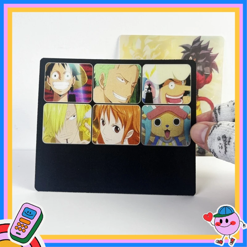 

One Piece Straw Hats Group Photo Dynamic Lenticular Card Anime Merch Anime Expo Material Collectible Birthday Xmas Gift