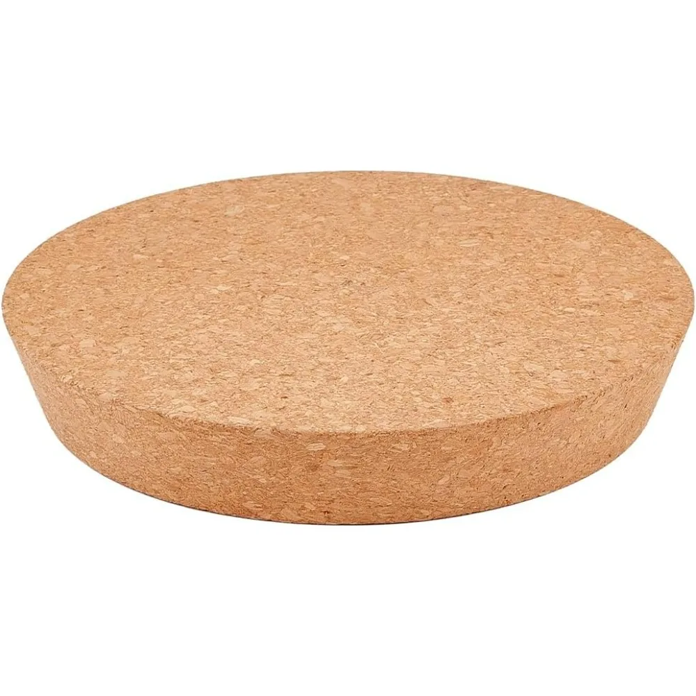 Tapones de corcho grandes para botellas, tapones de corcho cónicos color canela de 6,57,2 pulgadas para conservas de recuerdos de boda en la cocina