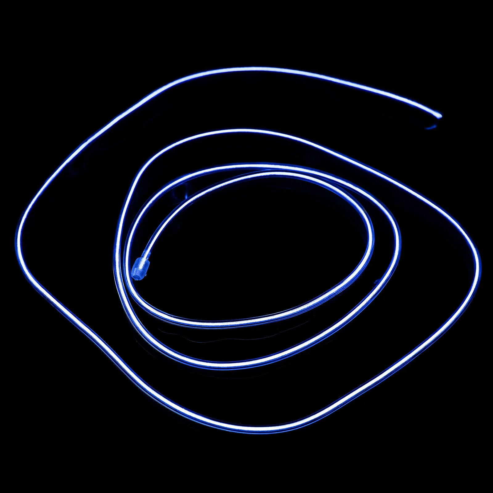 شريط ضوء النيون LED المرن للديكور الداخلي للسيارة بنفسك - ضوء النيون El Wire للحفلات، البار، الجدار، الملابس، المرحلة،