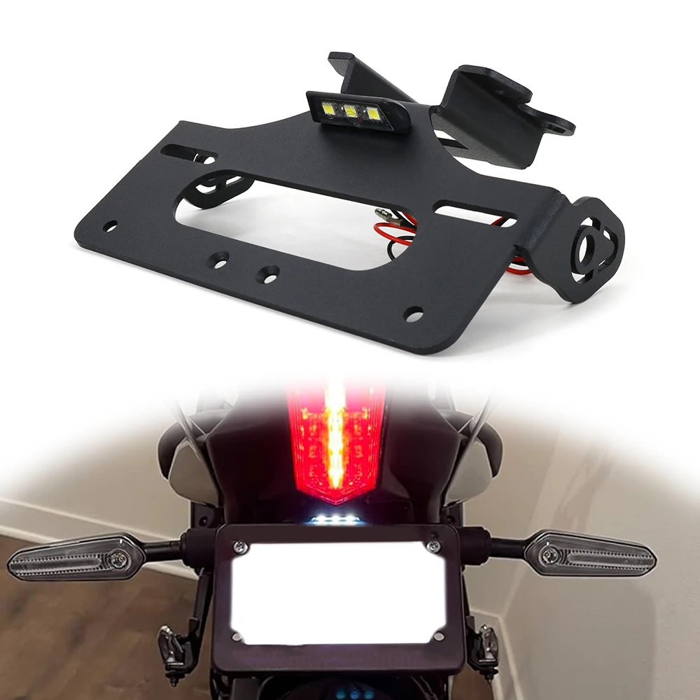 

For Yamaha YZF R7 MT-07 MT07 2021 2022 2023 2024 Motorcycle Rear Tail Tidy Fender Eliminator Kit License Plate Holder Bracket