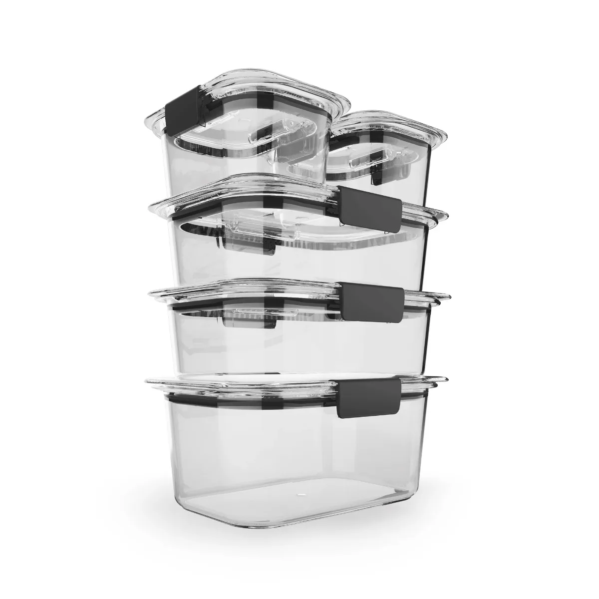 Brilliance 10-Piece Set, Leak-Proof and Clear Food Storage Containers