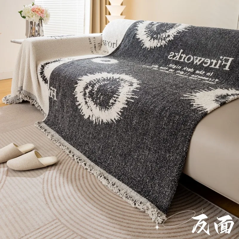 Sofa Cover Cloth Sofa Blanket Cover Full Cover Universal Couch Towel Cover Dust Proof Sofa Cushion Cover